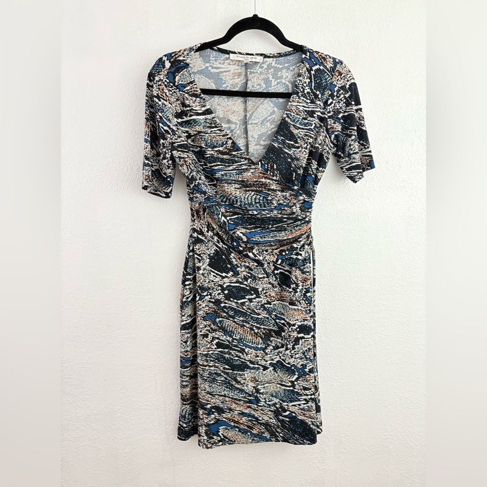 Evan Picone Stylish Multicolor Wrap Dress size 4